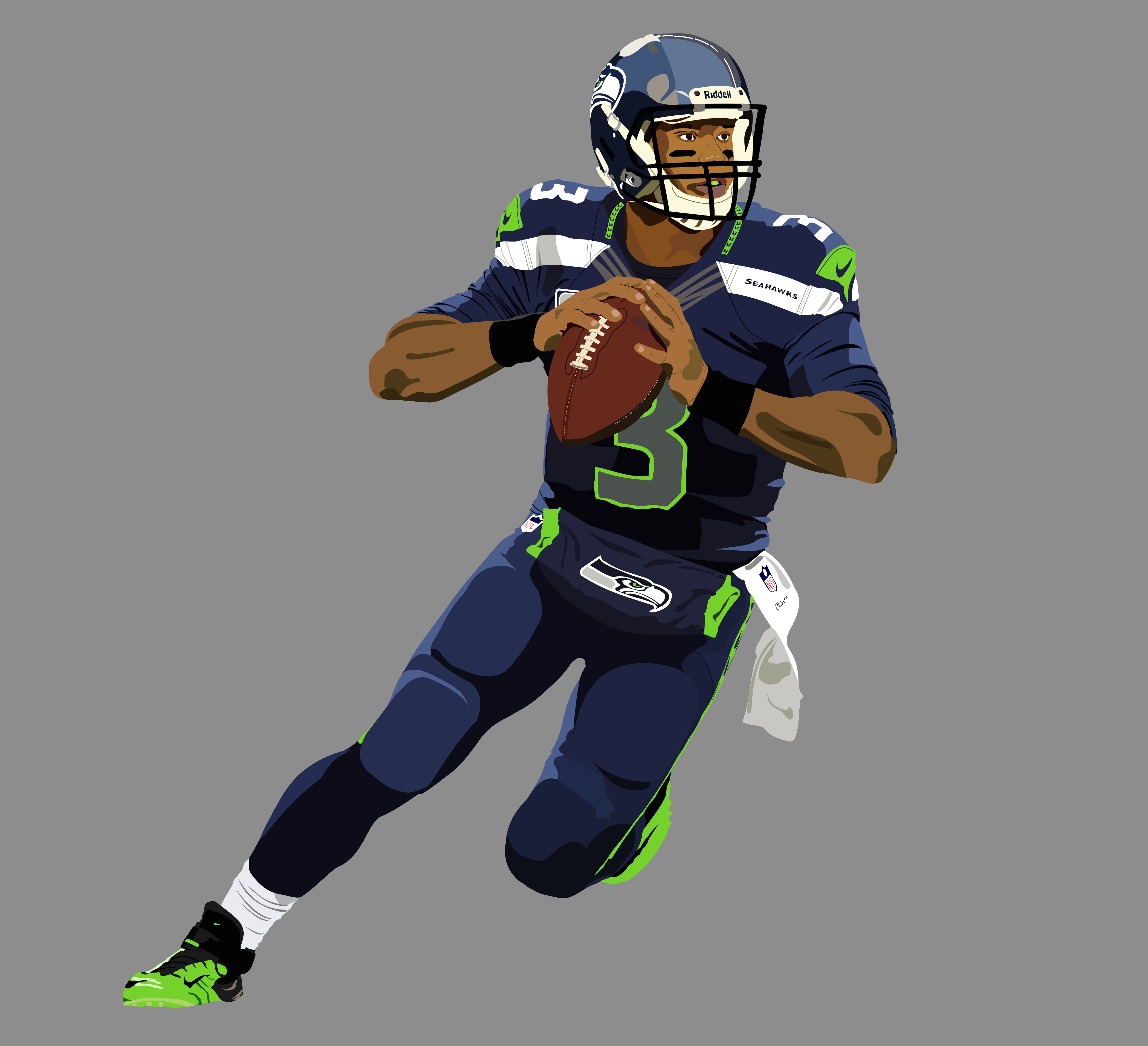 Russell Wilson Cell Phone Wallpaper by TennisBall22 on DeviantArt